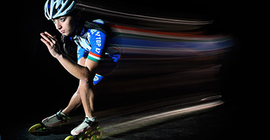 Manuel Cafini / Italy “European inline skate champion”